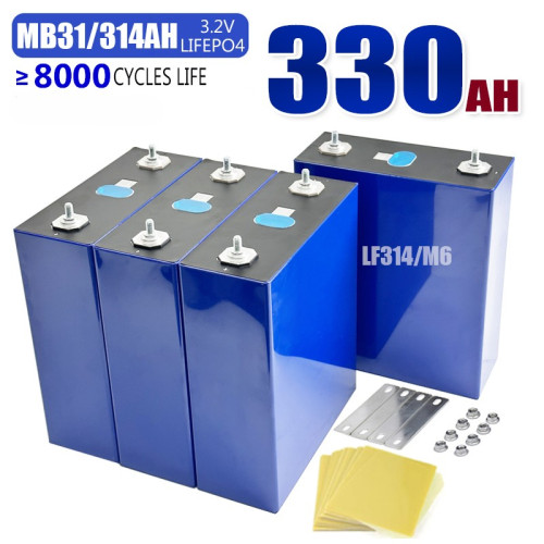Акумулаторна клетка LiFePO4 3.2V 314Ah за батерии и енергийни системи Акумулаторна клетка LiFePO4 3.2V 314Ah за батерии и енергийни системи